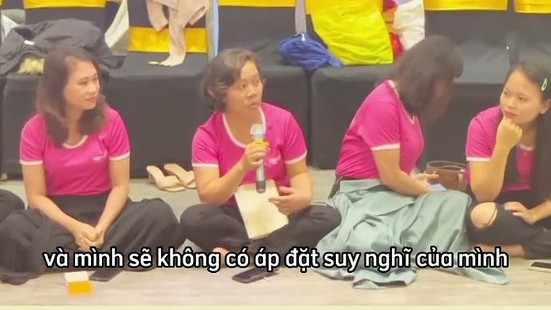 Chị Thanh Nguyên, Trường THPT Chuyên biệt Tương Lai Đà Nẵng, chia sẻ cảm nhận sau khóa Làm Chủ Cảm Xúc