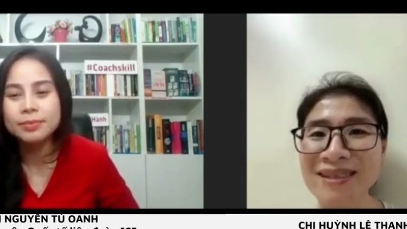 Chị Huỳnh Lê Thanh Trúc chia sẻ cảm nhận sau khóa Coach Skill